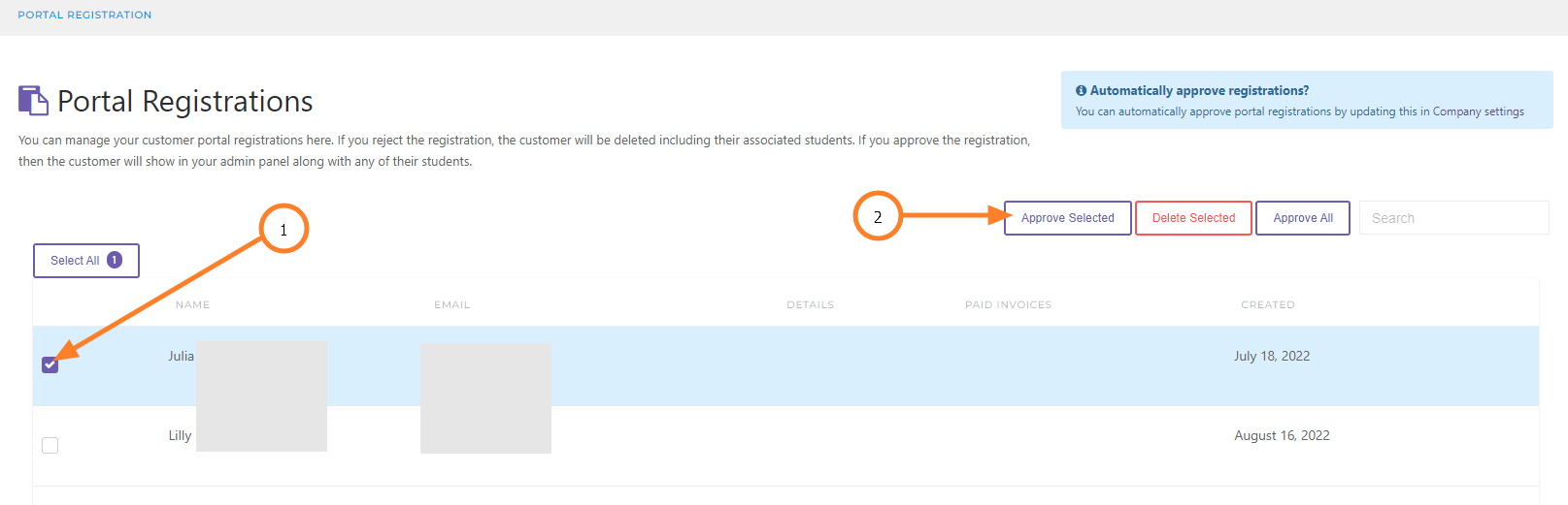 How to provide your customers with an online registration form